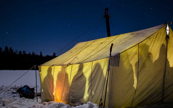 boundary waters winter camping for adults
